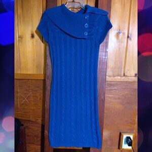 AGB Blue Sweater Dress